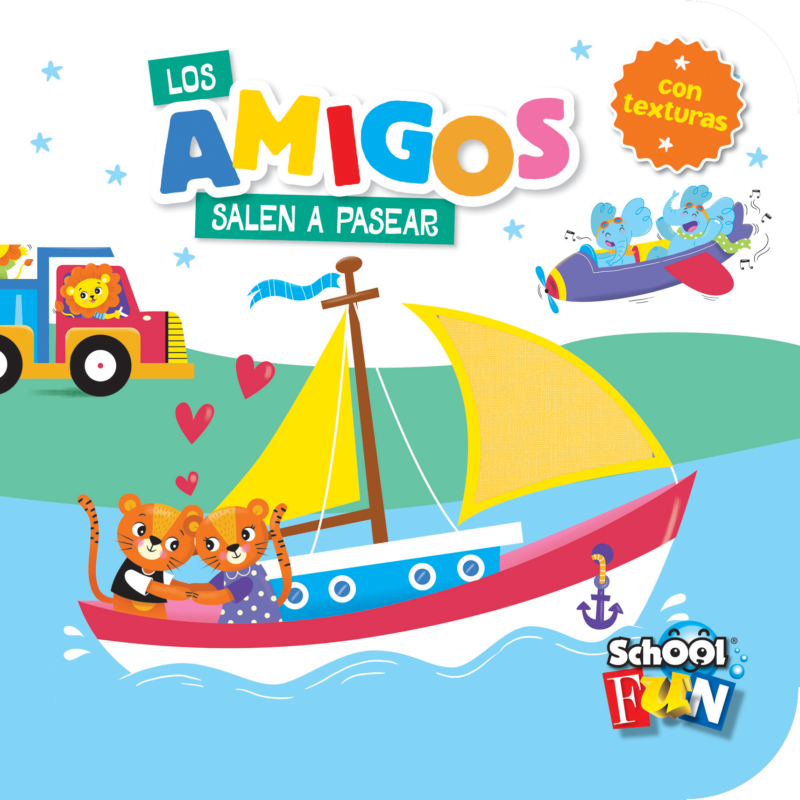 Los amigos salen a pasear